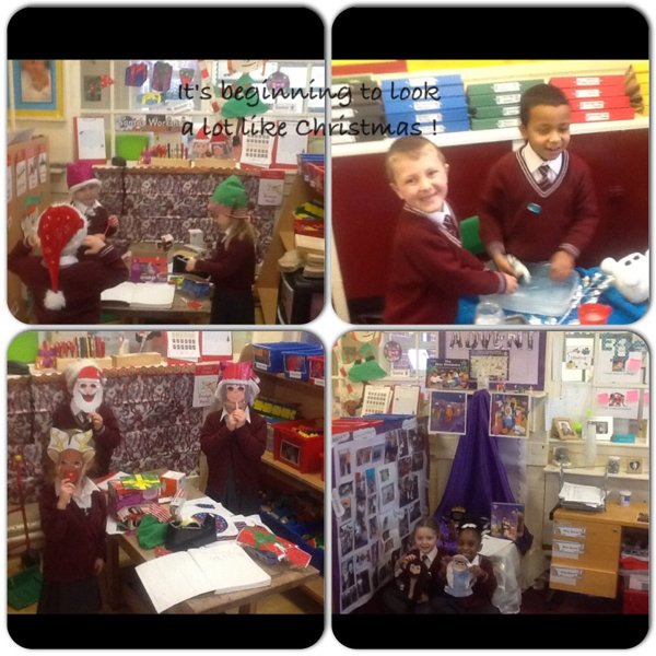Image of Christmas has arrived in reception! 