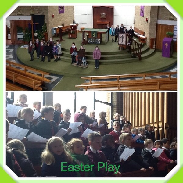 Image of Easter Play Rehearsals in the last stages! 