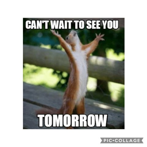 Image of See you tomorrow!