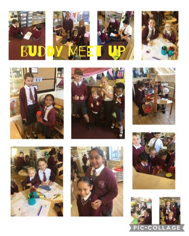 Image of A meet up with our reception buddies.