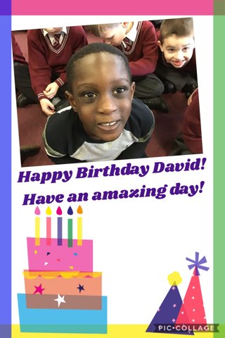 Image of Happy Birthday David!