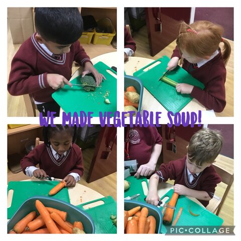 Image of Making Vegetable Soup!
