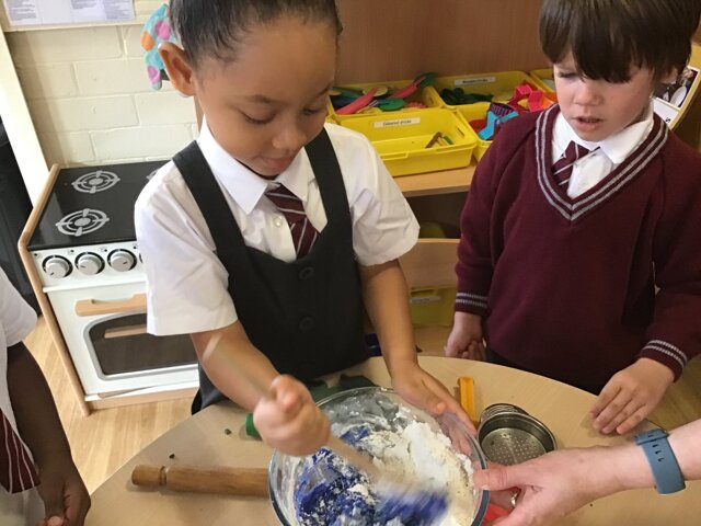 Image of Making our own Dough!