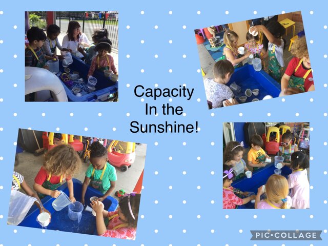 Image of Learning about Capacity - water play!